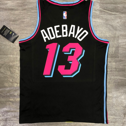 2021 Miami Heat Hot-pressure black version S-XXL