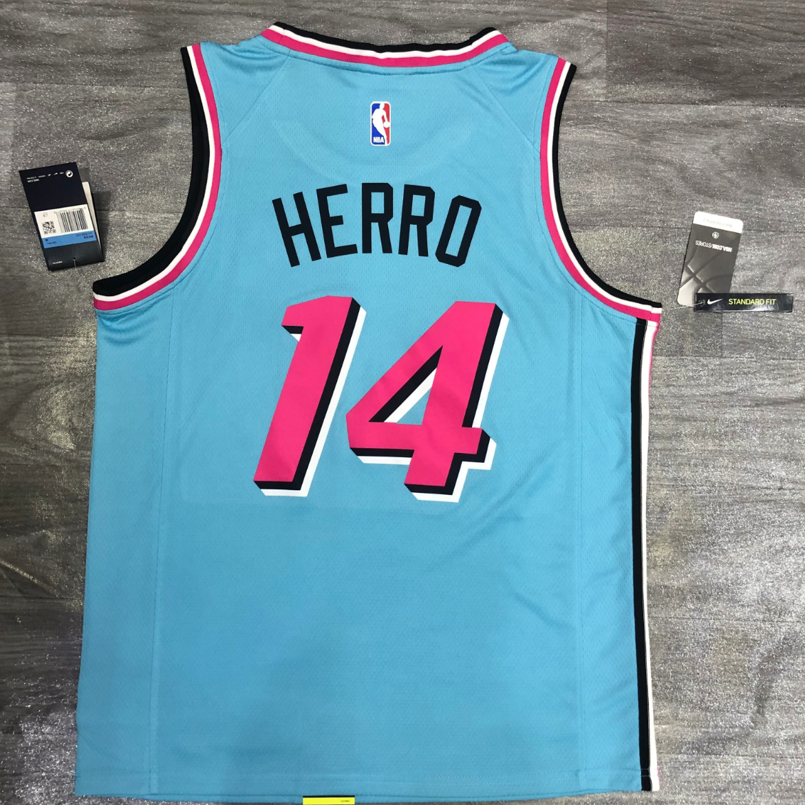 2021 Miami Heat Hot-pressure blue version S-XXL