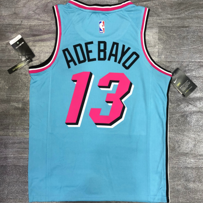 2021 Miami Heat Hot-pressure blue version S-XXL