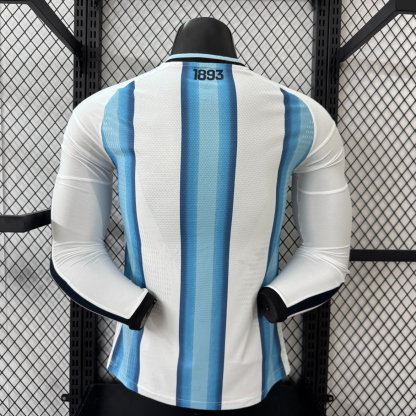 2026 Argentina home long sleeve player version size S-3XL