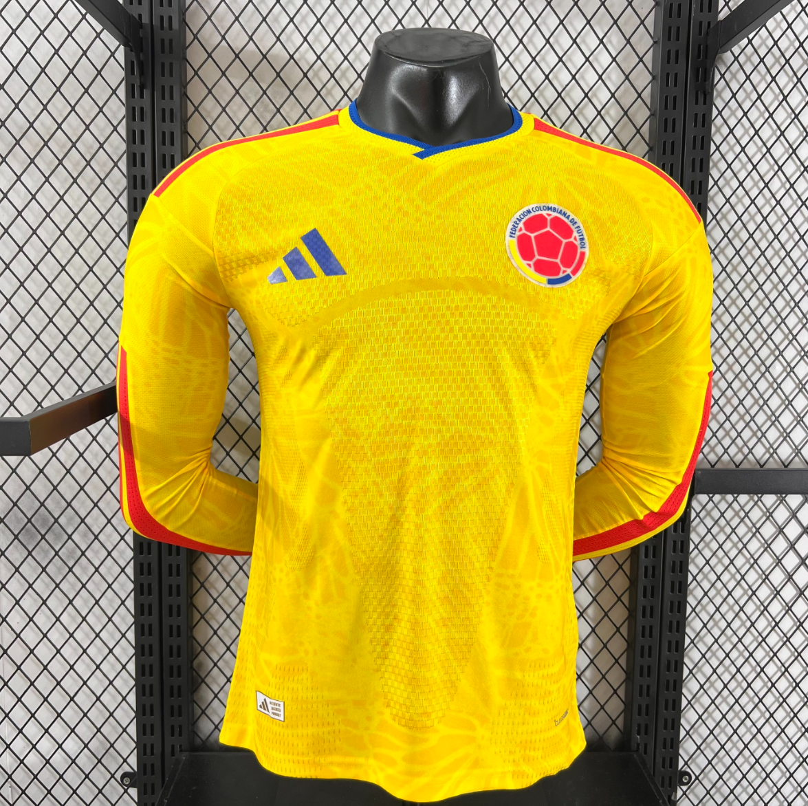 2026 Colombia home long sleeve player version S-3XL