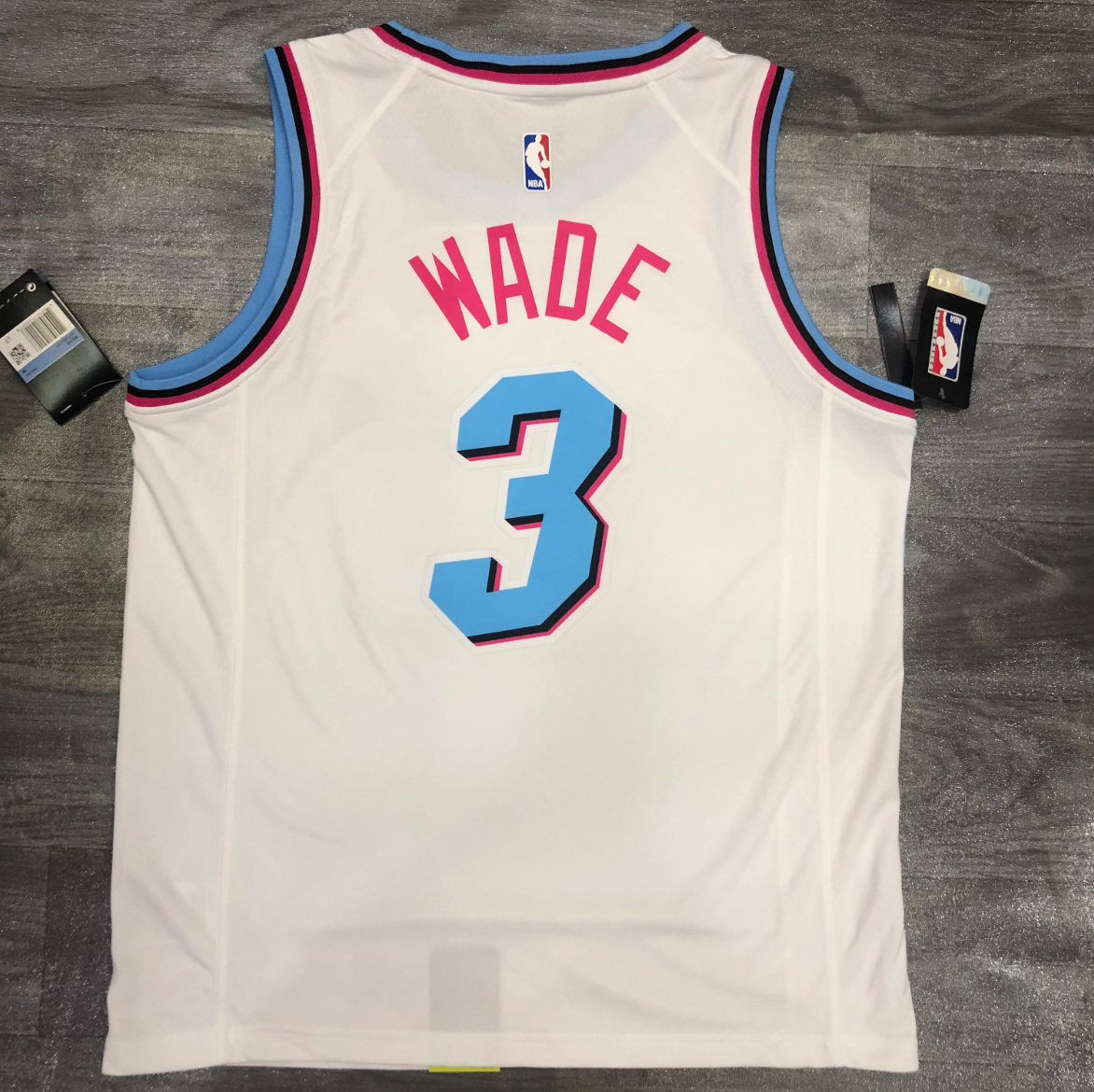 2021 Miami Heat Hot-pressure white version S-XXL