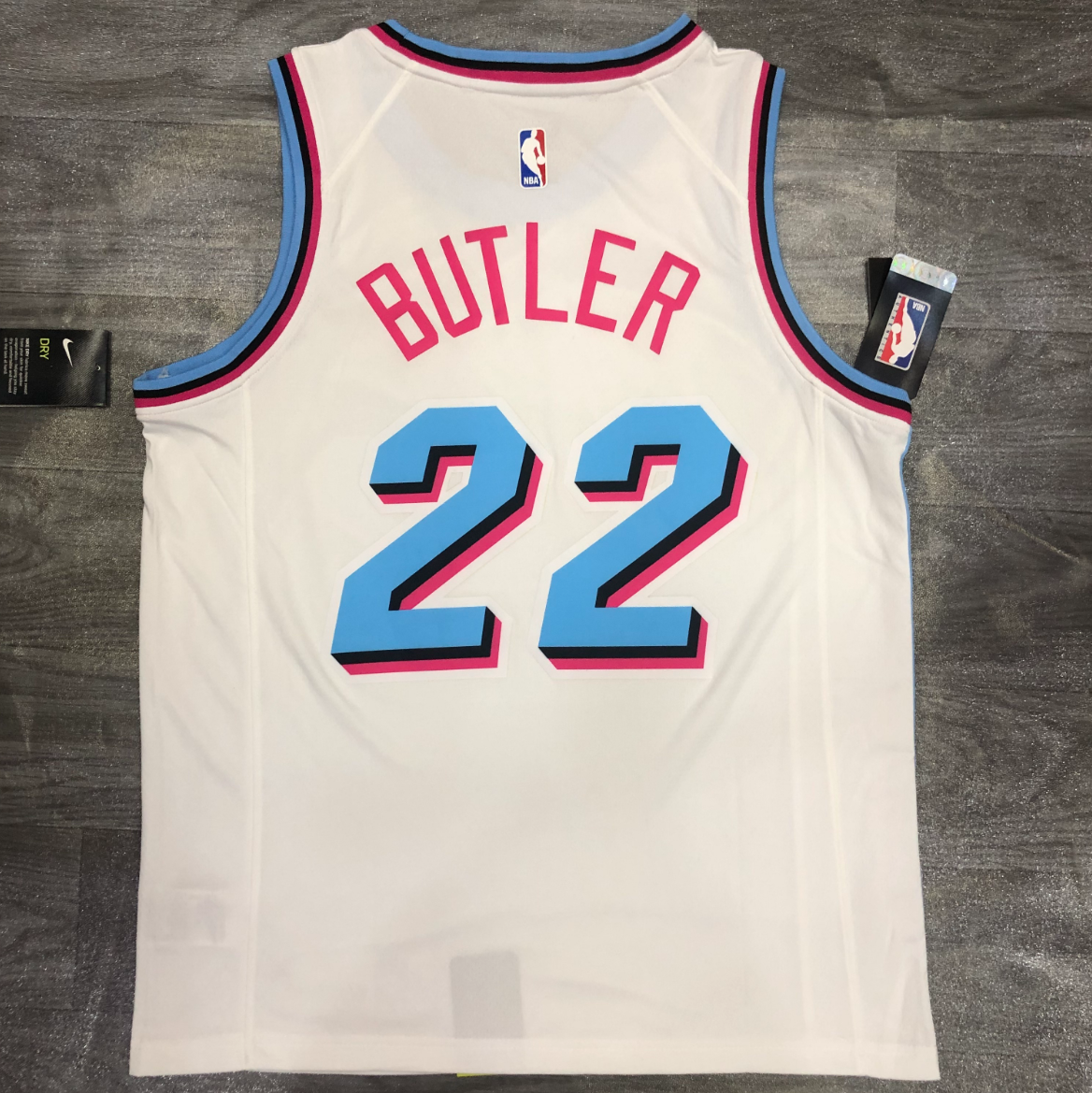 2021 Miami Heat Hot-pressure white version S-XXL