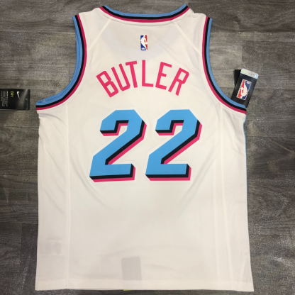 2021 Miami Heat Hot-pressure white version S-XXL