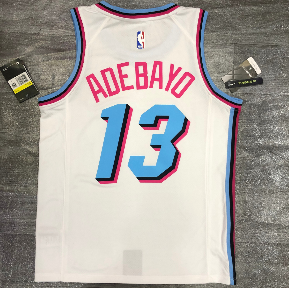 2021 Miami Heat Hot-pressure white version S-XXL