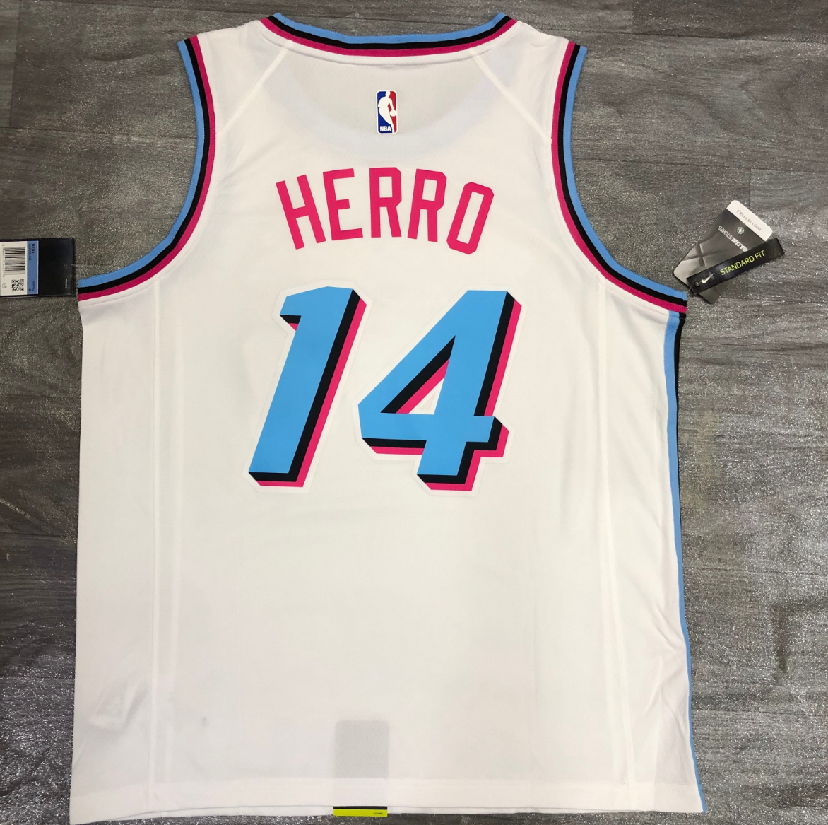 2021 Miami Heat Hot-pressure white version S-XXL