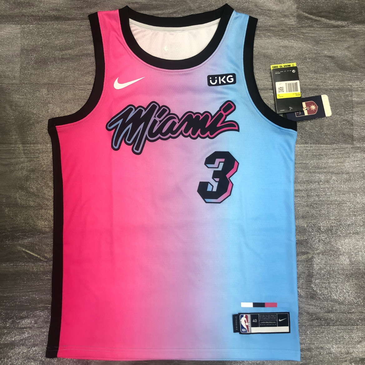 2021 Miami Heat Hot-pressure city version S-XXL