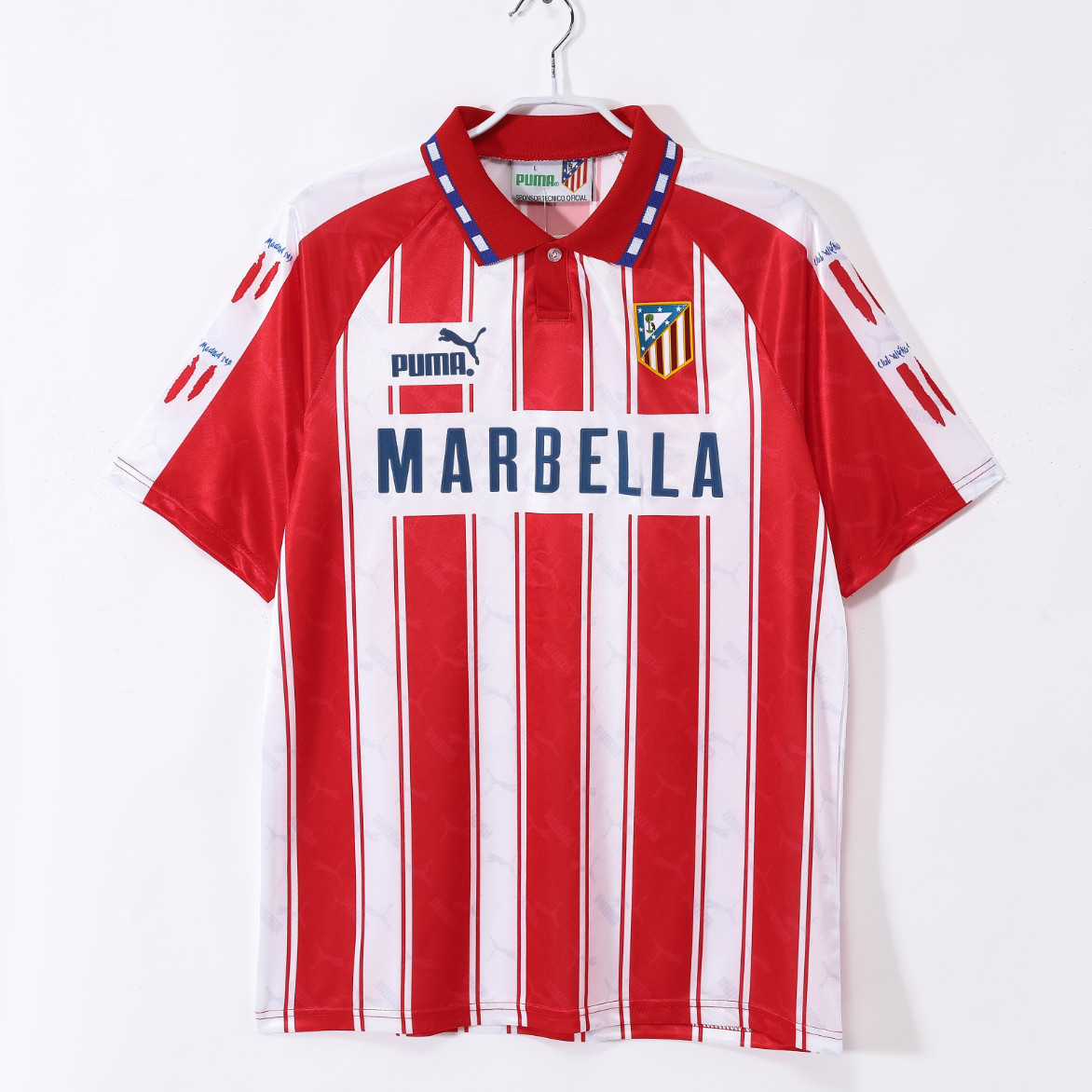 Retro 94/95 Atletico de Madrid home Jersey  S-XXL