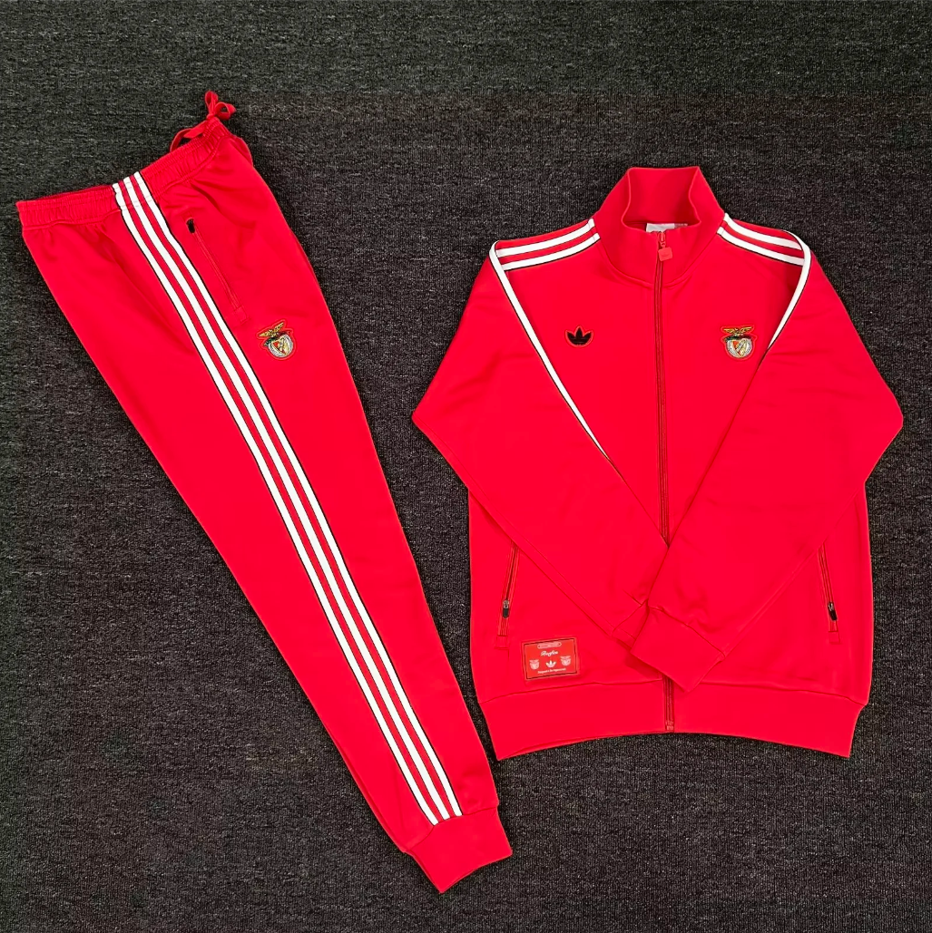 25/26 Benfica red Full-zipper jacket suit S～XXL