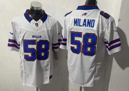 2025 NFL Buffalo Bills White S-3XL