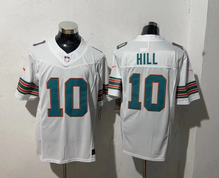2025 NFL Miami Dolphins White S-3XL