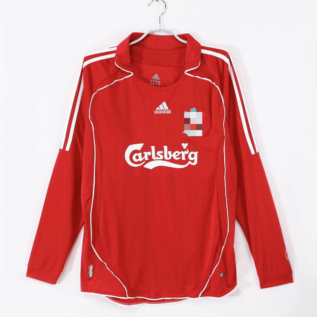 Retro 2006-07 Livep home Long Sleeve Soccer Jersey
