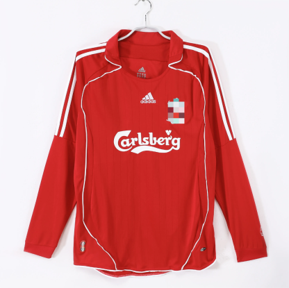 Retro 2006-07 Livep home Long Sleeve Soccer Jersey