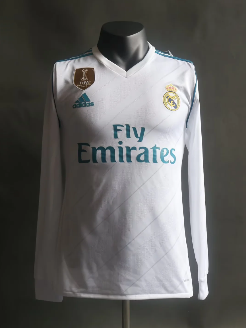 Retro Long Sleeve 17/18 re@l Medrid Home player version S-XXL