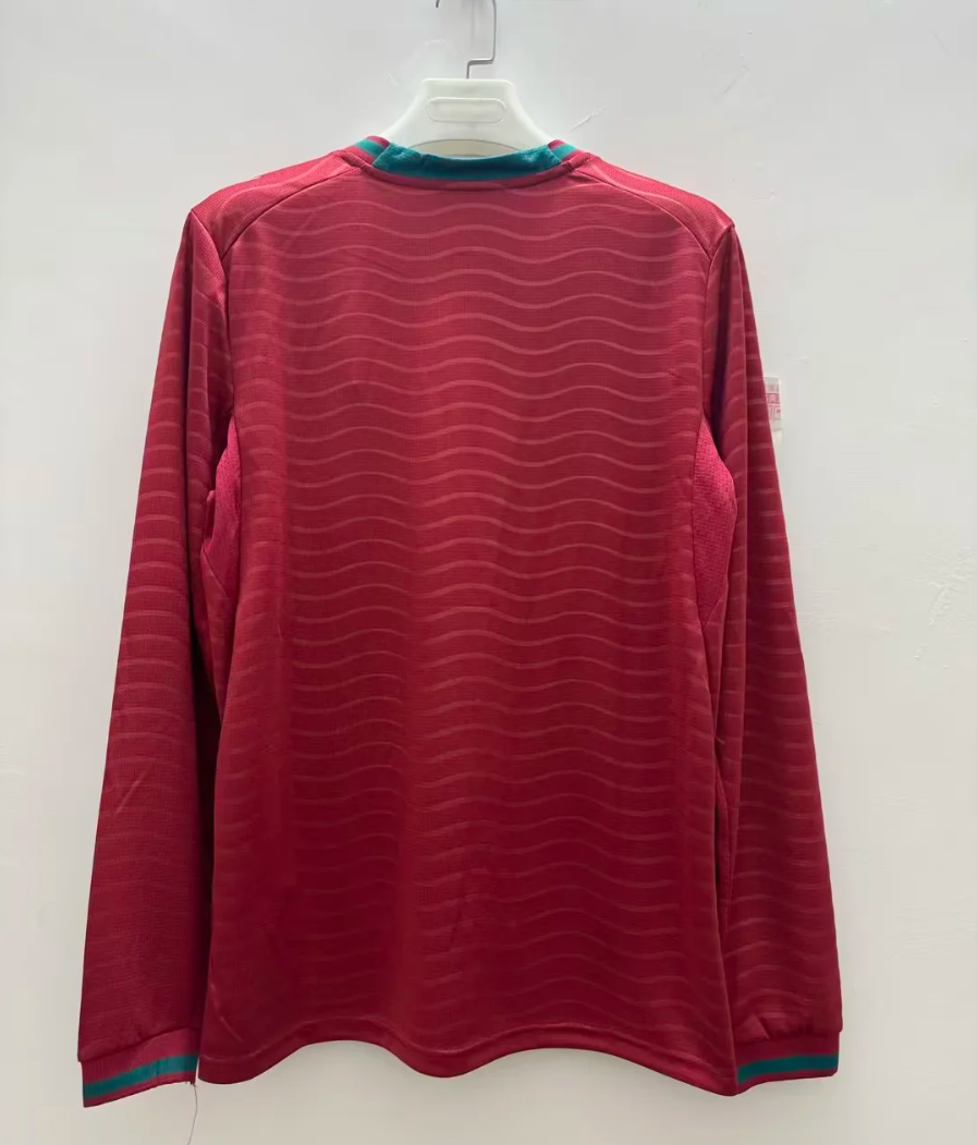 2026 Portugal Home long sleeve fan version S-4XL