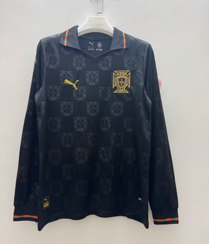 2026 Portugal Black long sleeve fan version S-4XL
