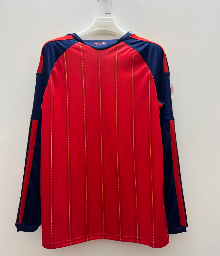 2026 Spain Home long sleeve fan version S-4XL