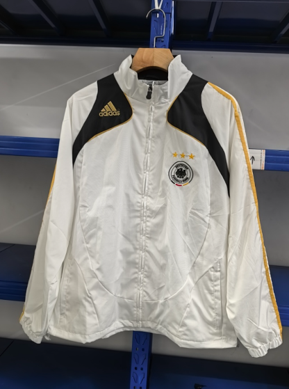 25/26 Windbreaker Germany training white Waterproof thickened version S-XXL