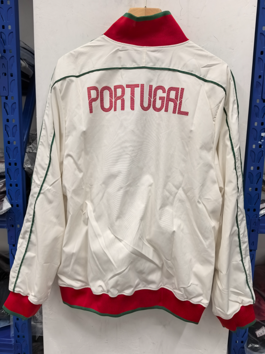 retro Windbreaker Portugal training white Waterproof thickened version S-XXL