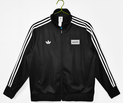 2026 adidas x Oasis roving flamingos black Windbreaker S-XXL