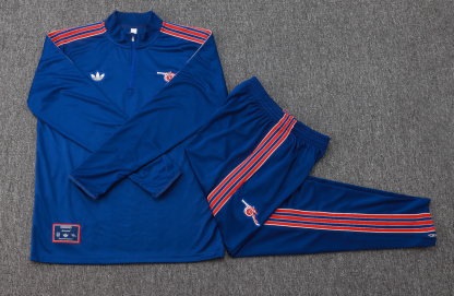 25/26 Arsenal blue half-zip jacket version 