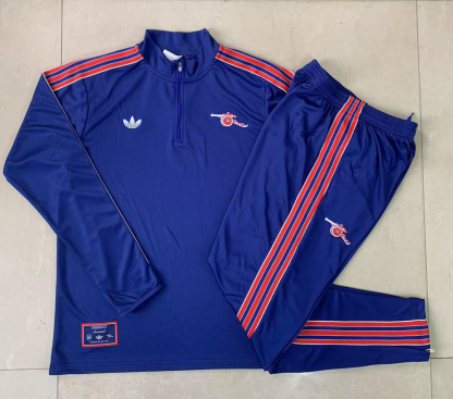 25/26 Arsenal blue half-zip jacket version 