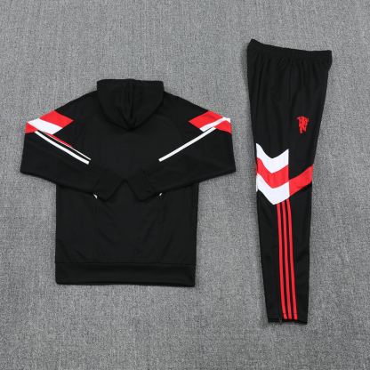 25/26 Manchester United black hooded Jacket Suit 