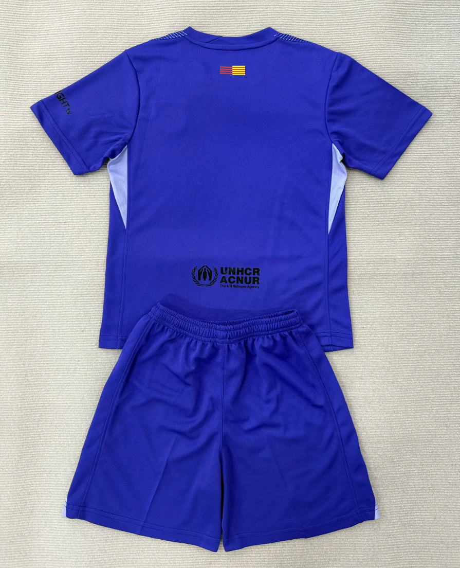 25/26 Barcelona goalkeeper Blue kids version Size 16-28