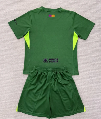 25/26 Barcelona goalkeeper Green kids version Size 16-28
