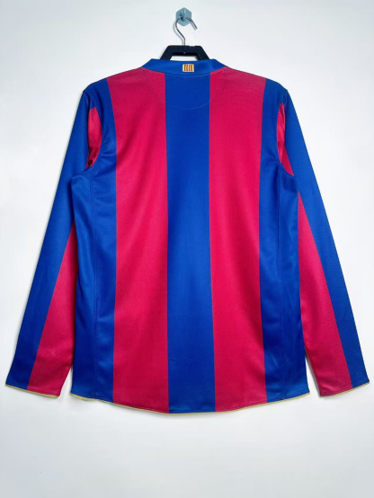 Retro 07/08 Barcelona long sleeve Home Size S-XXL