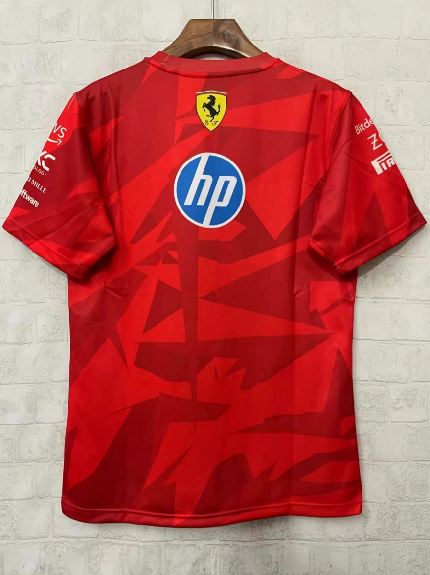 2025 Ferrari F1 round neck jersey