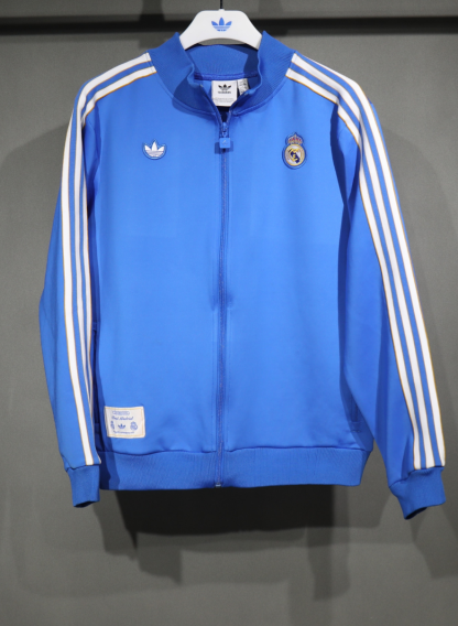 25/26 real M@drid blue full-zip jacket version 
