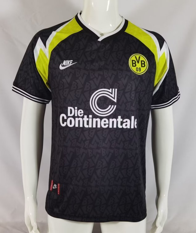 95/96 Dortmund away black retro version S-XXL