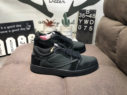Nike Air Jordan 1 Low AJ1 black shoes size 39-45