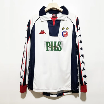99/01 Red Star Belgrade Crvena Zvezda away long sleeve retro version S-XXL