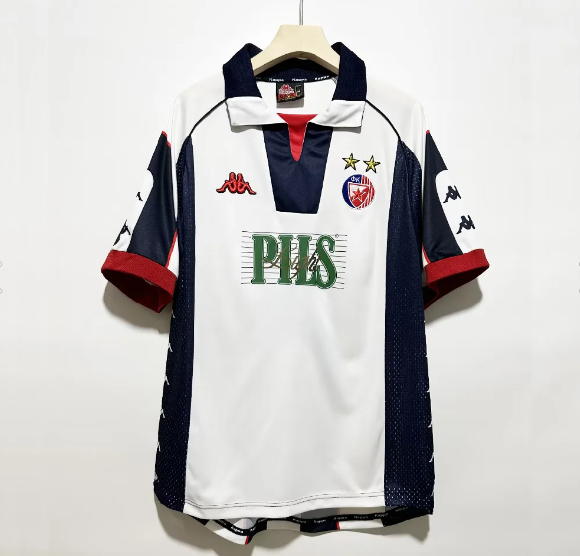 99/01 Red Star Belgrade Crvena Zvezda away retro version S-XXL