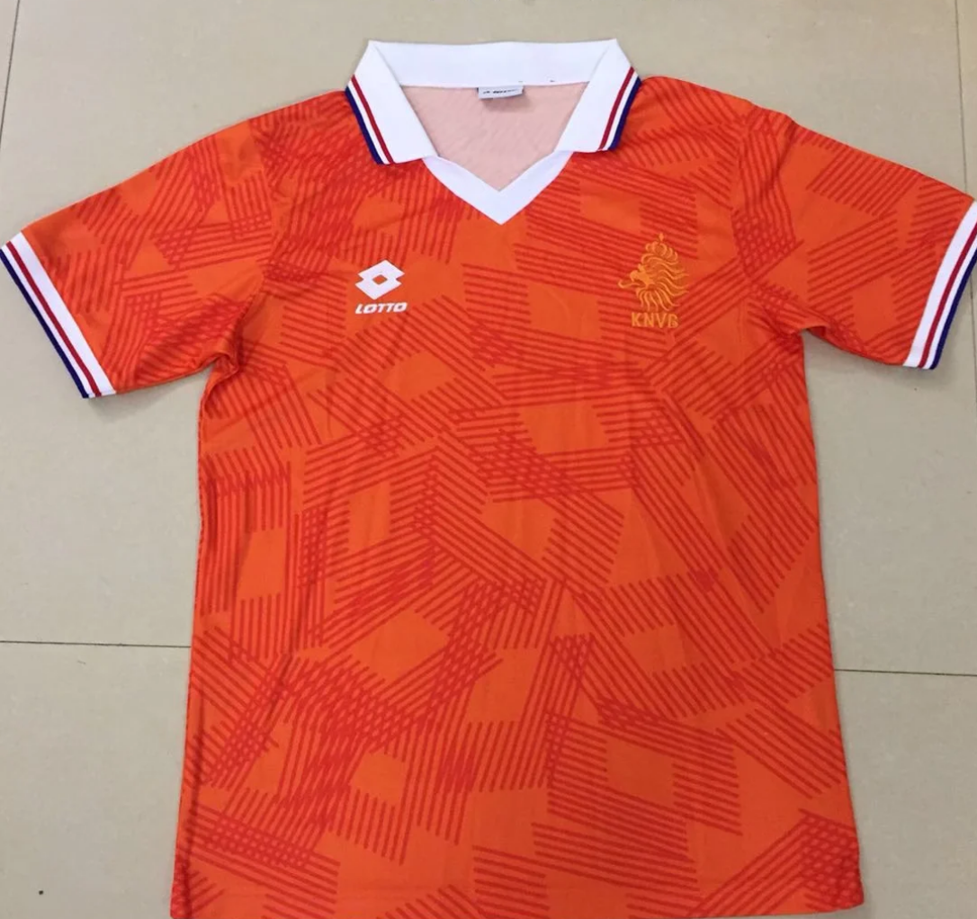 1991 Netherlands Home Retro S-XXL
