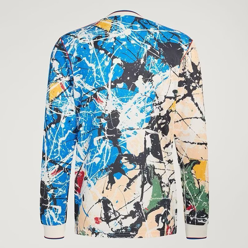 25/26 Manchester United M-U Stone Rose special long sleeve fan Version S-4XL