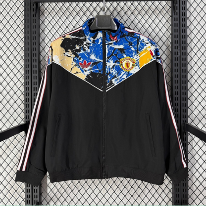 25/26 Manchester United M-U Stone Rose version waterproof thickened windbreak S-XXL