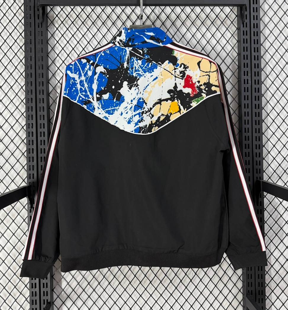 25/26 Manchester United M-U Stone Rose version waterproof thickened windbreak S-XXL