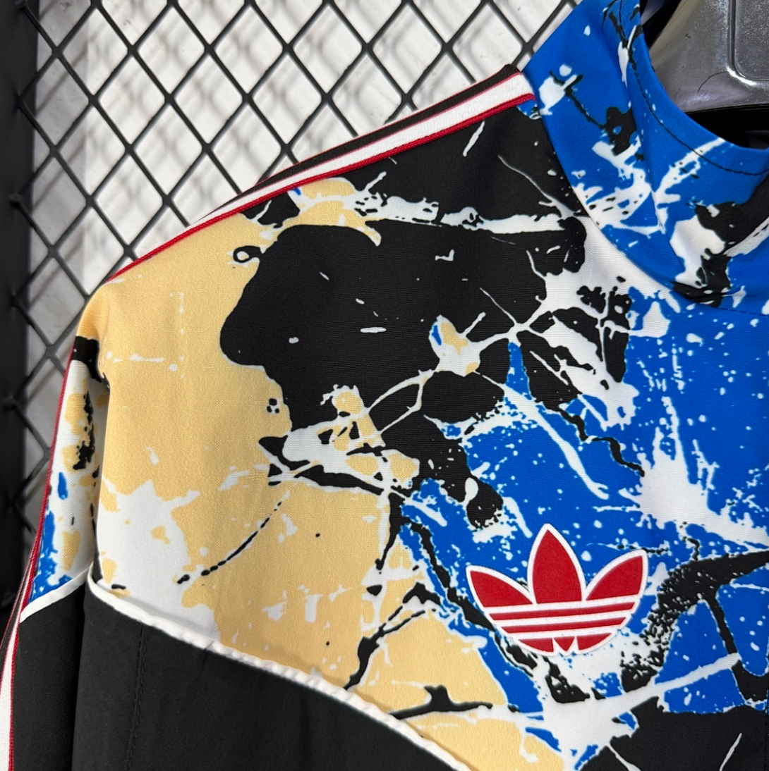 25/26 Manchester United M-U Stone Rose version waterproof thickened windbreak S-XXL