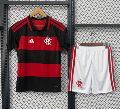 26/27 Flamengo home kids fan version size 16-28