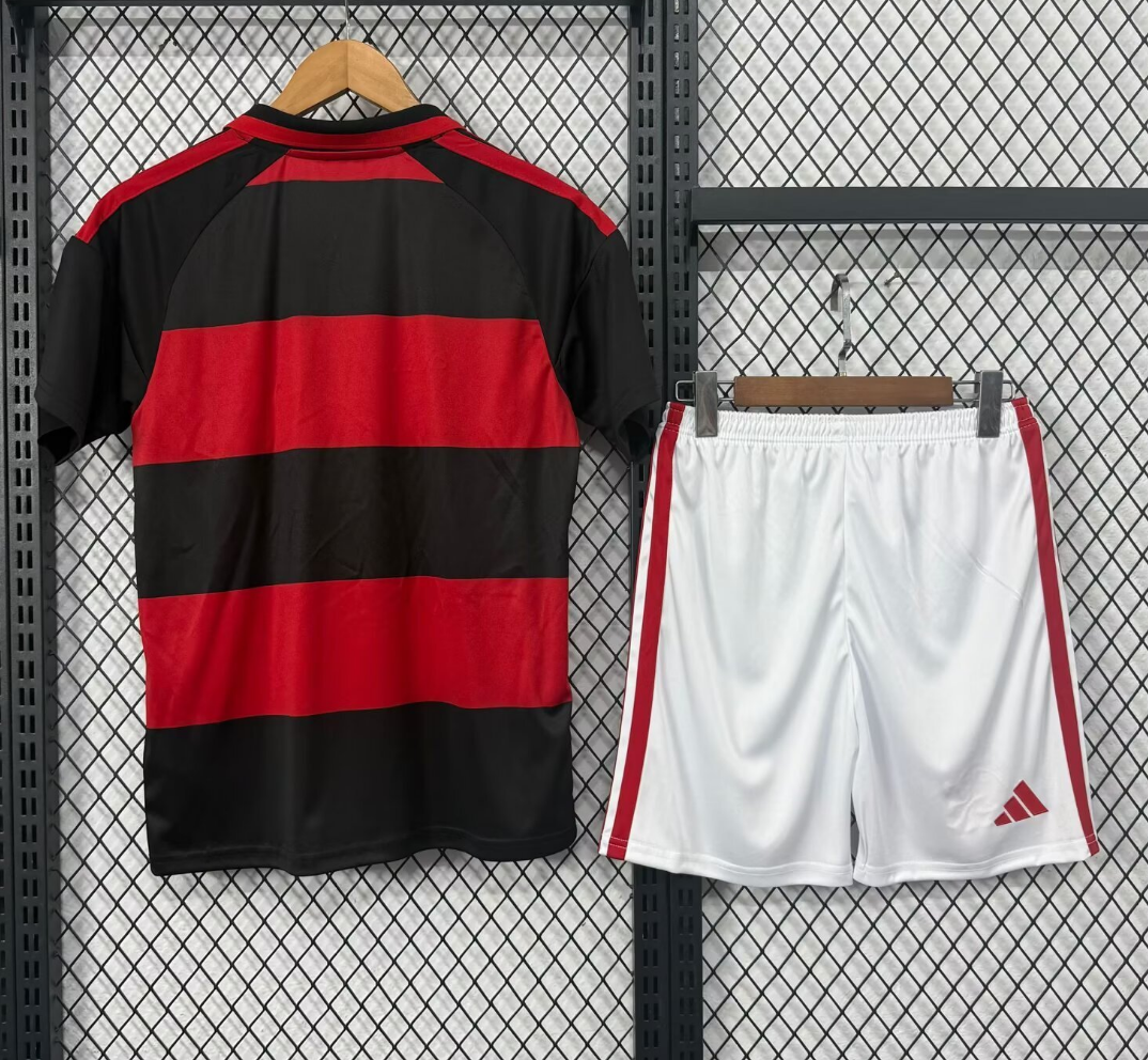 26/27 Flamengo home kids fan version size 16-28