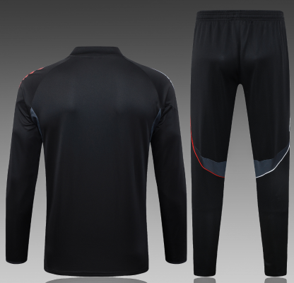 25/26 JAJX Black Half-Zip Jacket Suit