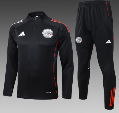 25/26 JAJX Black Half-Zip Jacket Suit