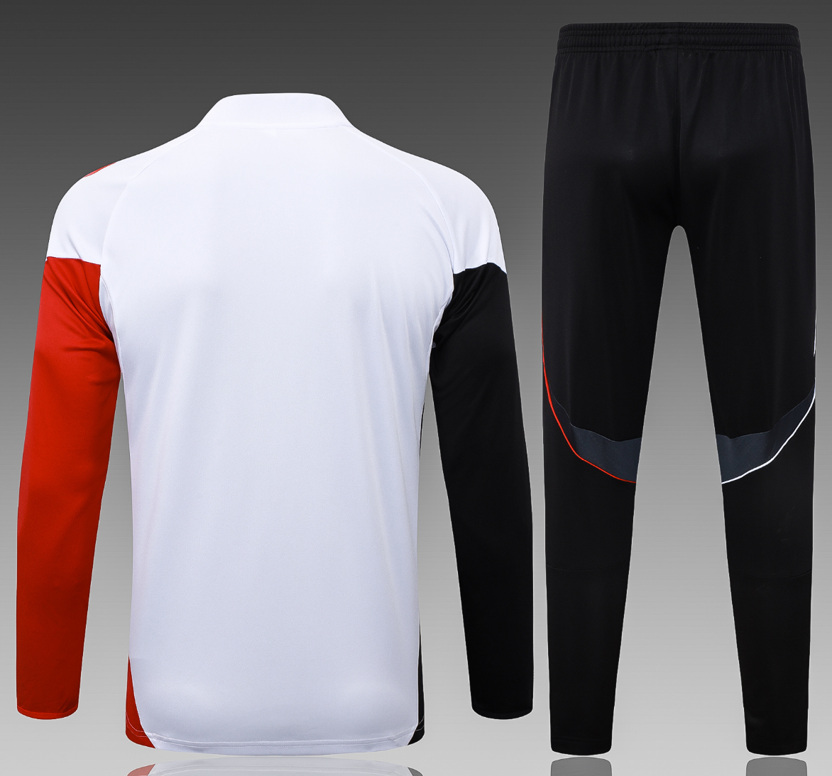 25/26 JAJX White Half-Zip Jacket Suit