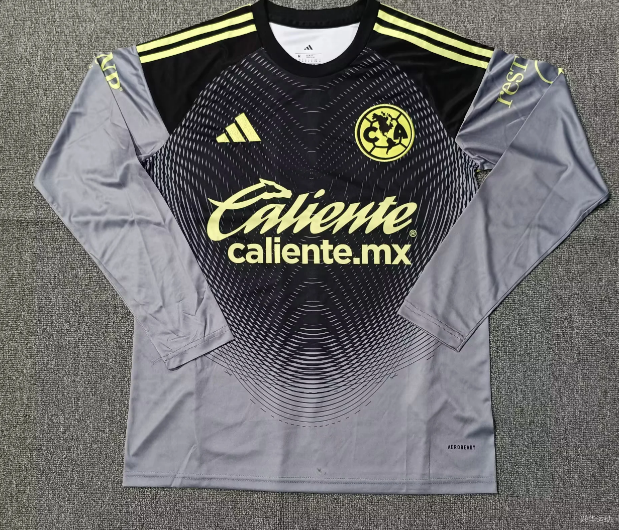 25/26 Club America goalkeeper grey long sleeve fan version S-4XL