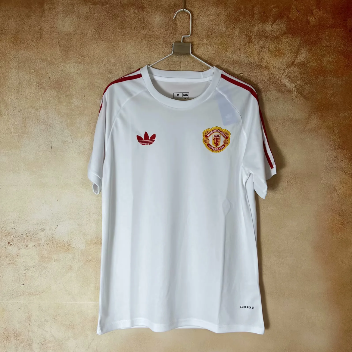 25/26 Manchester United clover white cotton fan version S-XXL
