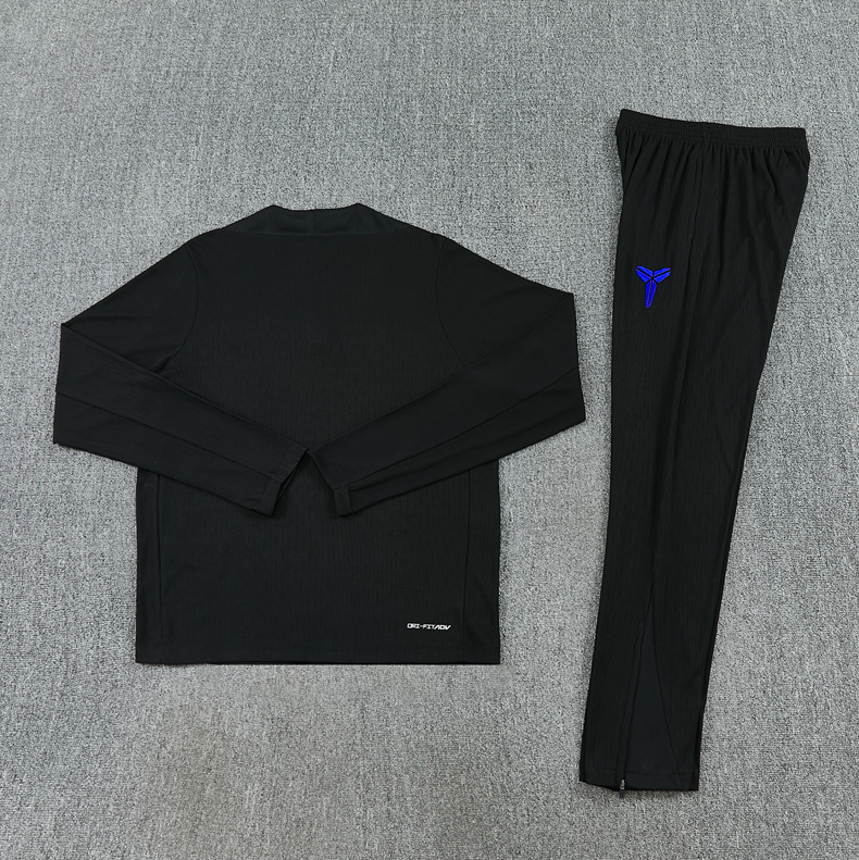 25/26 Barcelona black Half-Zip Jacket Suit