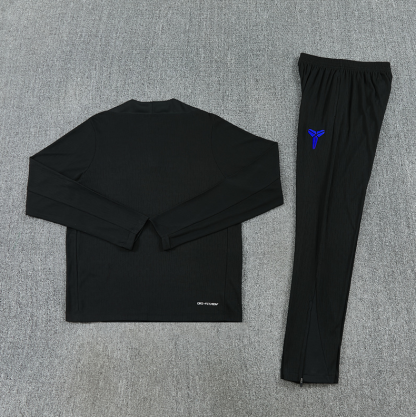 25/26 Barcelona black Half-Zip Jacket Suit